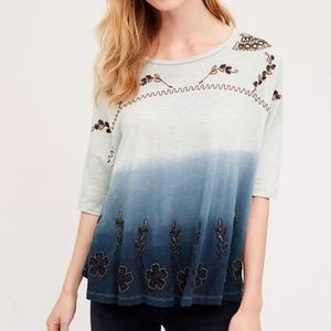 Anthropologie Akemi + Kin Beaded Ombré Swing Top